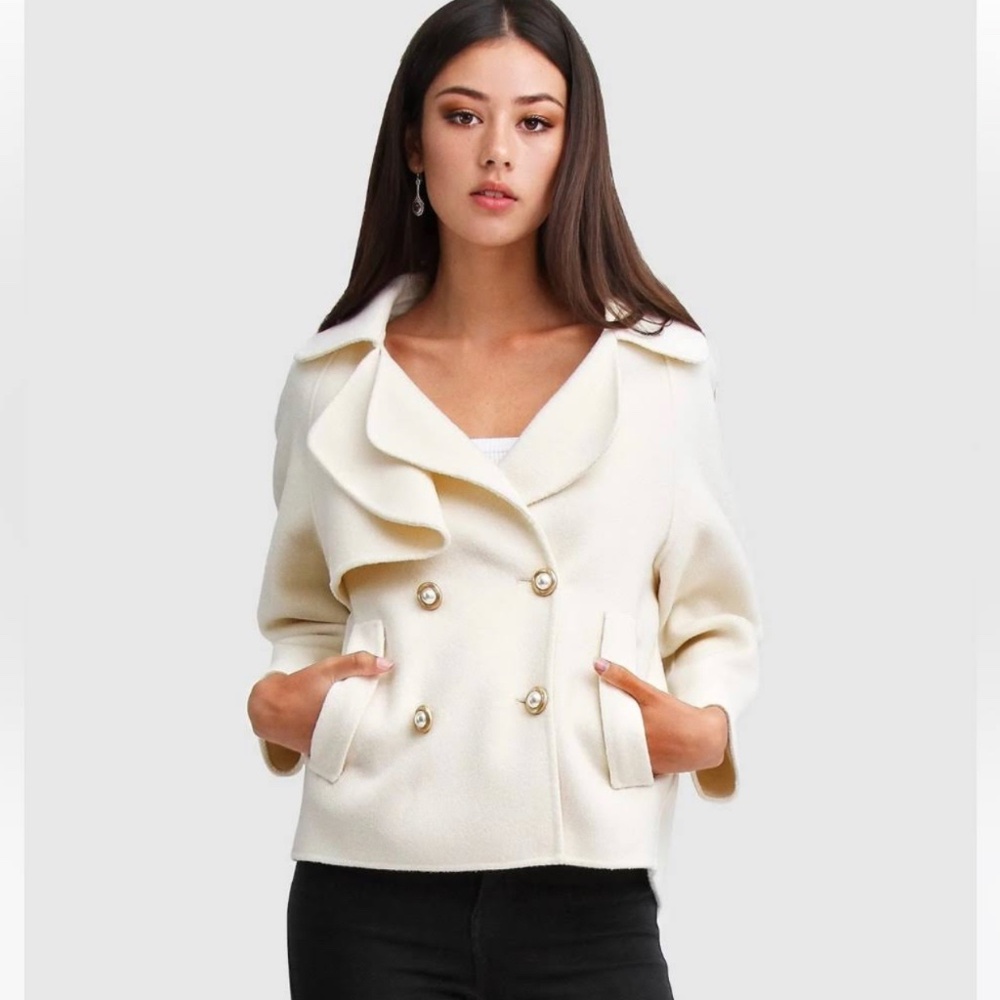 I’m yours wool blend Belle and bloom peacoat